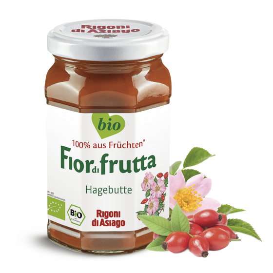 Rigoni di Asiago® Fiordifrutta Hagebutten Aufstrich 250 g - Glas