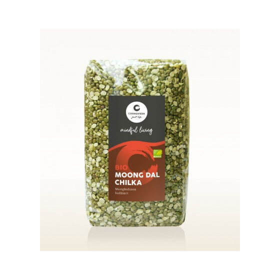 Cosmoveda® Mungbohnen Moong Dal Chilka halbiert 500g